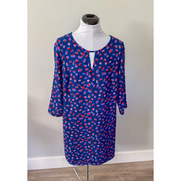 C&E Lifestyle Navy Polka Dot Tunic Dress - Picture 1 of 12